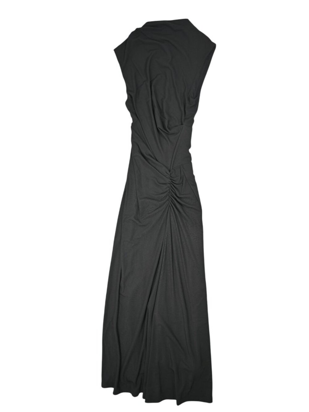 Simkhai Acacia Draped Jersey Maxi Dress in Black